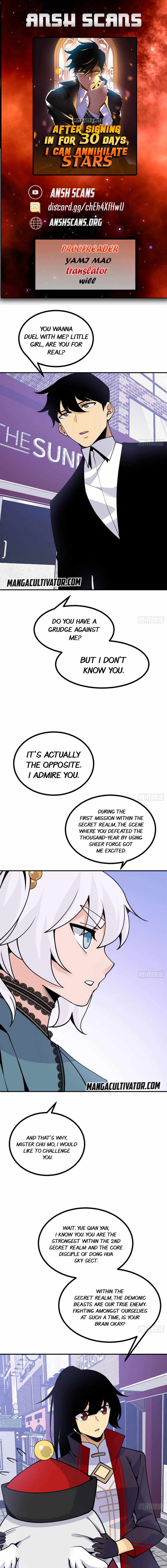 After Signing In For 30 Days, I Can Annihilate Stars Chapter 41 1